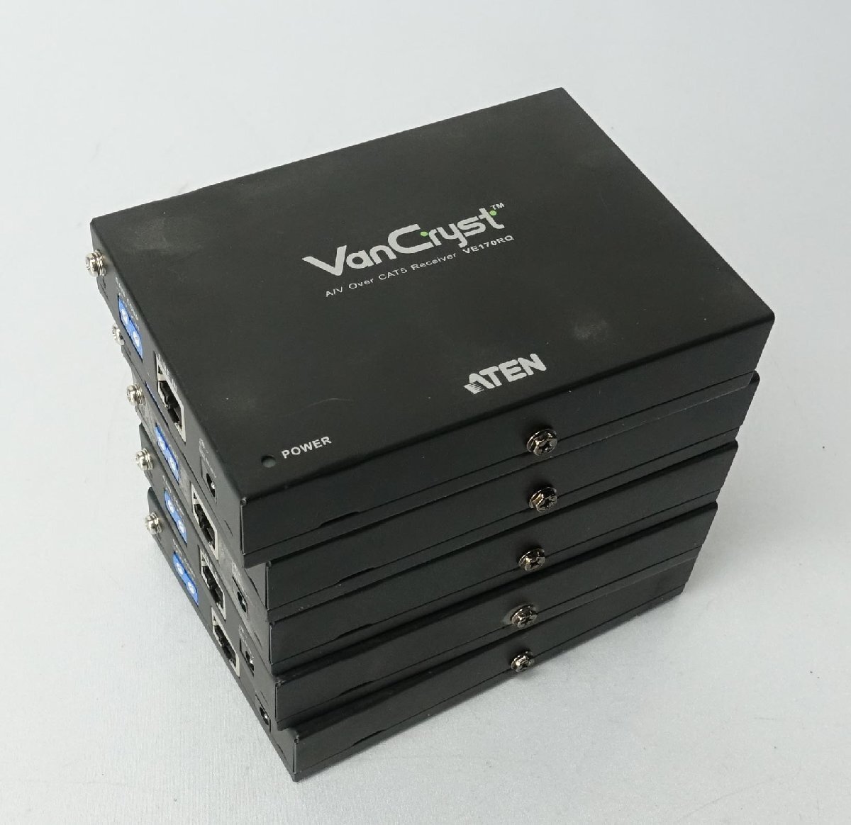 8 pcs set electrification verification only ATEN VGA 4 minute delivery confidence vessel VS1204Tx3 pcs receiver VE170RQx5 pcs video image equipment N032106