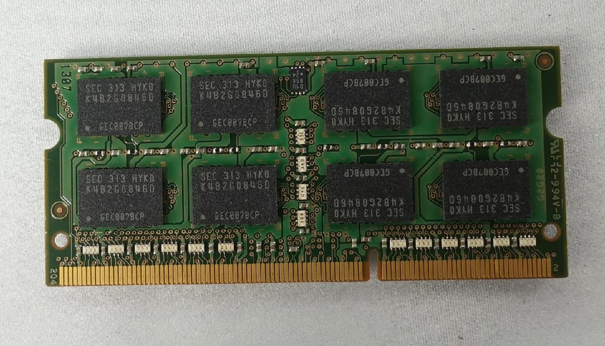 中古メモリ 20枚セット samsung 4GB 2R×8 PC3L-12800S-11-11-F3 レターパックプラス ノート用 N032903_画像3