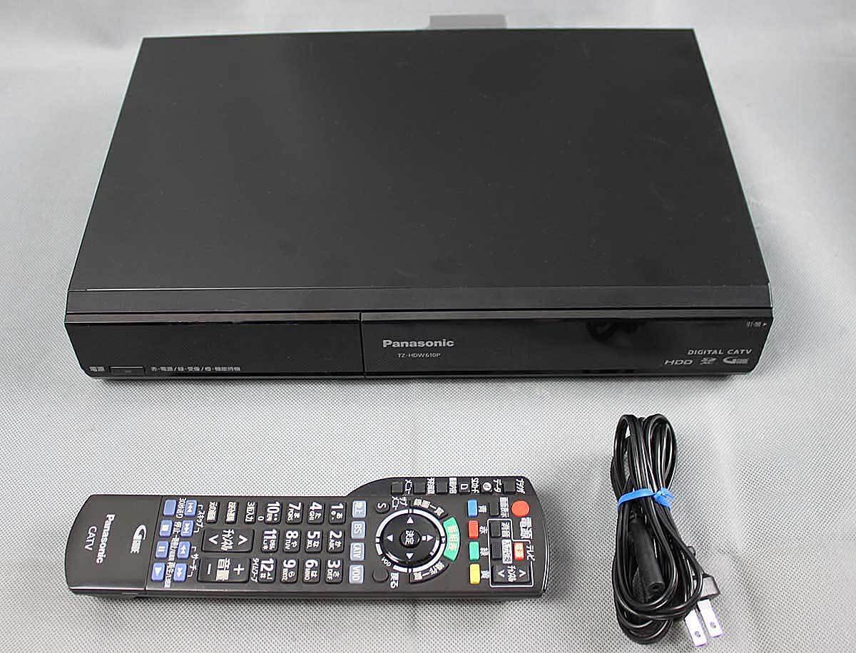 10台セット HDMIケーブル STB 録画OK Panasonic TZ-HDW610P HDD500GB CATV セットトップ ケーブル 地デジチューナー パナソニック S032803_画像2