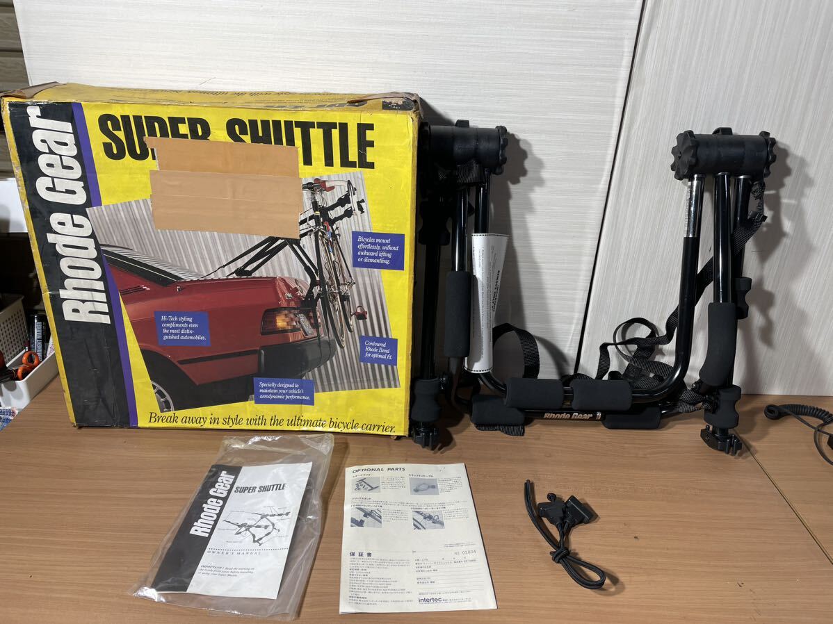 Rhode Gear ロードギア SUPER SHUTTLE 未使用品 スーパーシャトル 80s 90s USDM 北米 サイクルキャリア B12サニー ターセル CAアコード _画像1