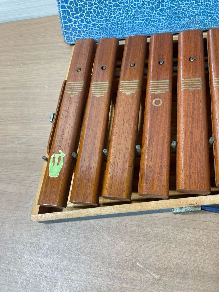 KOROGI 木琴 卓上木琴 コオロギ 楽器 打楽器 音楽 コンパクト レトロ アンティーク 当時物 中古品の画像2