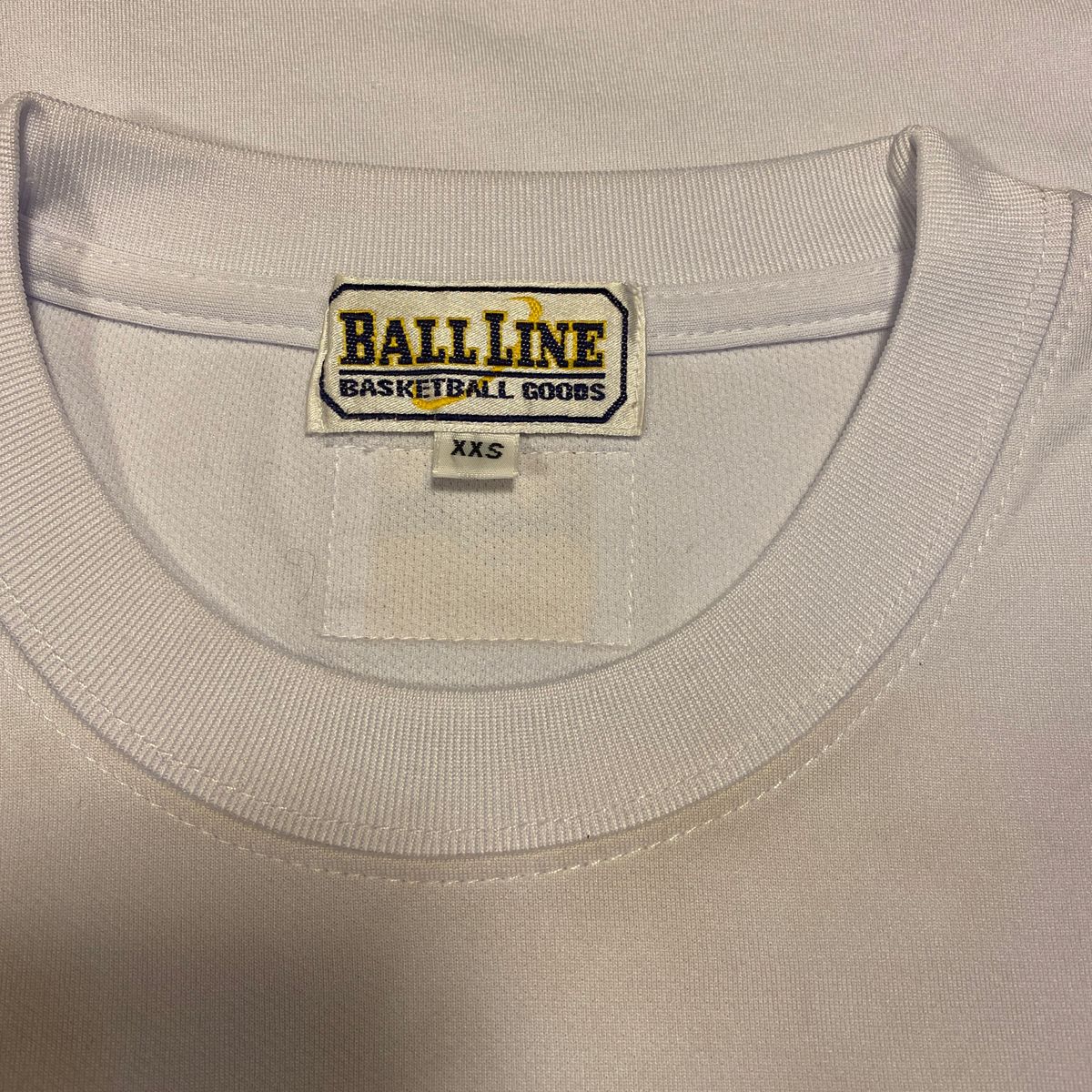 BALL LINE/オンザコート/ボーラーズ 半袖TシャツXXS白130140150位ミニバスバスケ