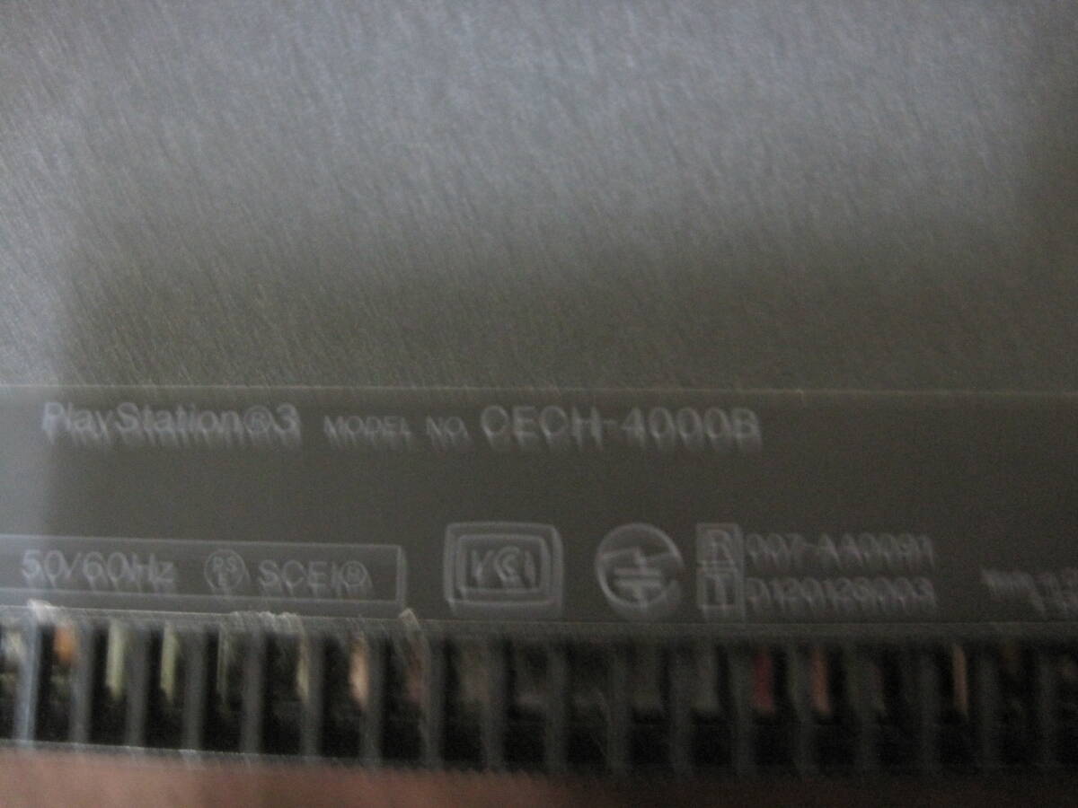 【P081】SONY PlayStation3 CECH-4000B ブラック 本体のみ ソニー プレイステーション プレステ3 PS3_画像6
