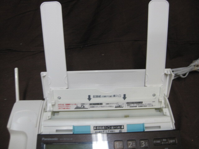 【P175】パナソニック Panasonic KX-PD102-W パーソナルファックス 親機　電話機_画像5