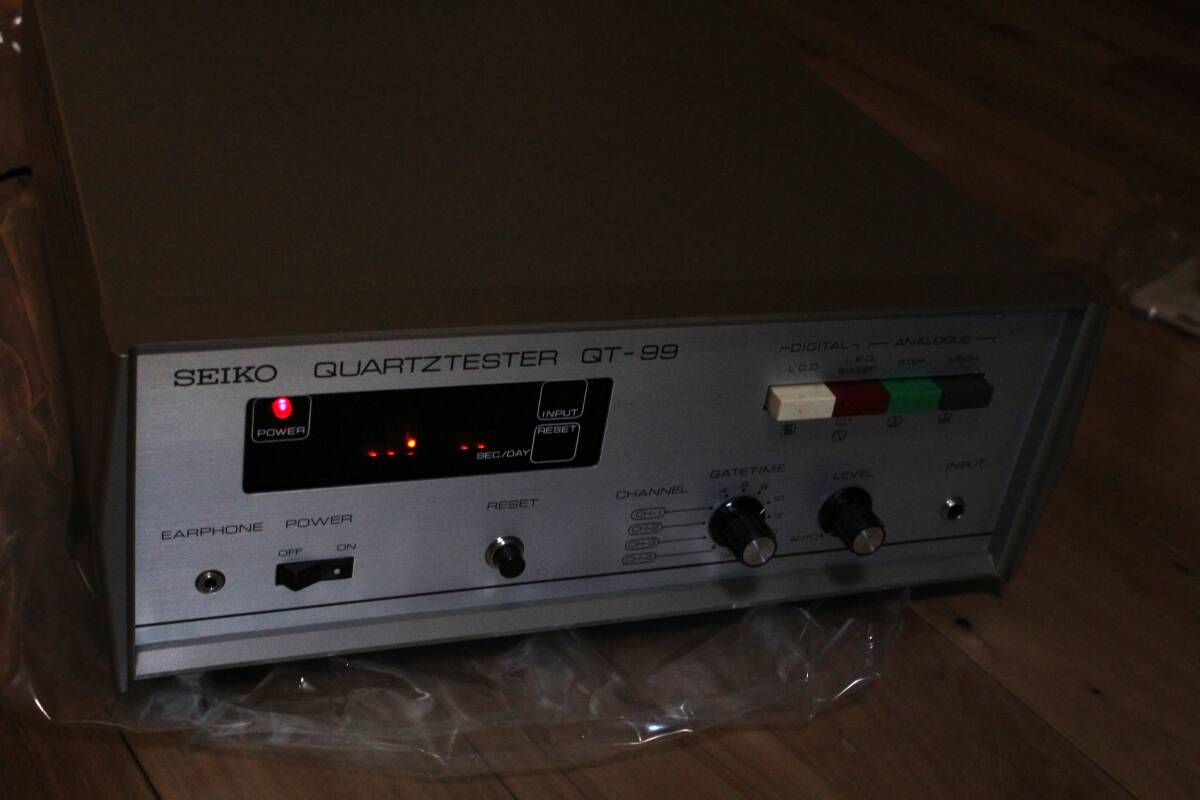 ※未使用品 SEIKO クヲーツテスター QT-99 セット 通電確認 セイコー 付属品あり の画像8