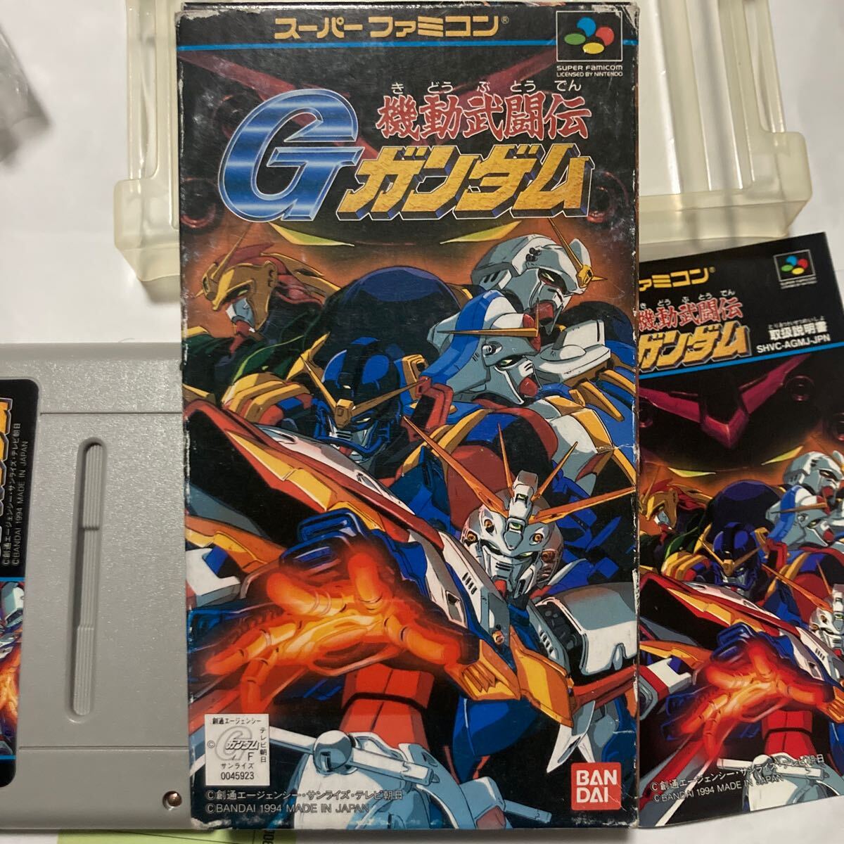 送料無料 SFC スーパーファミコン 機動武闘伝Ｇガンダム 箱 説明書等付 機動武闘伝 Ｇガンダム SFCソフト スーパーファミコンソフト