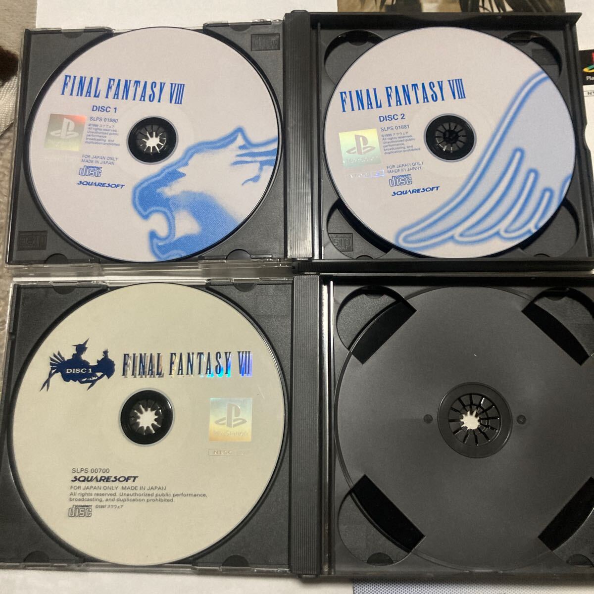 PS プレイステーション ファイナルファンタジーⅦ ファイナルファンタジーⅧ セット 帯等付 PS1 ファイナルファンタジー 7 8 FINAL FANTASY_画像2