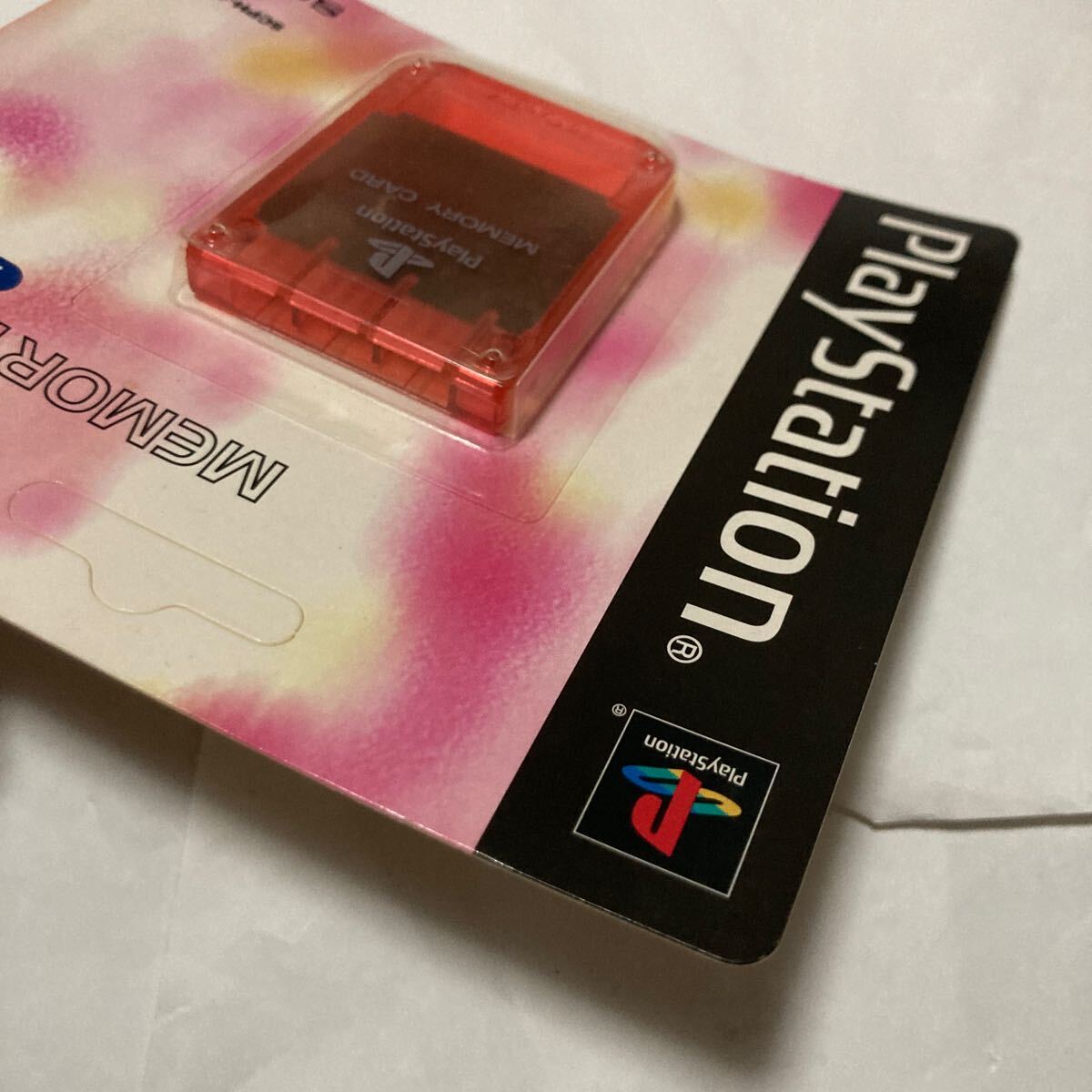 送料無料 未使用 PlayStation メモリーカード SCPH-1020 RI Cherry Red PS PS1 プレイステーション MEMORY CARD