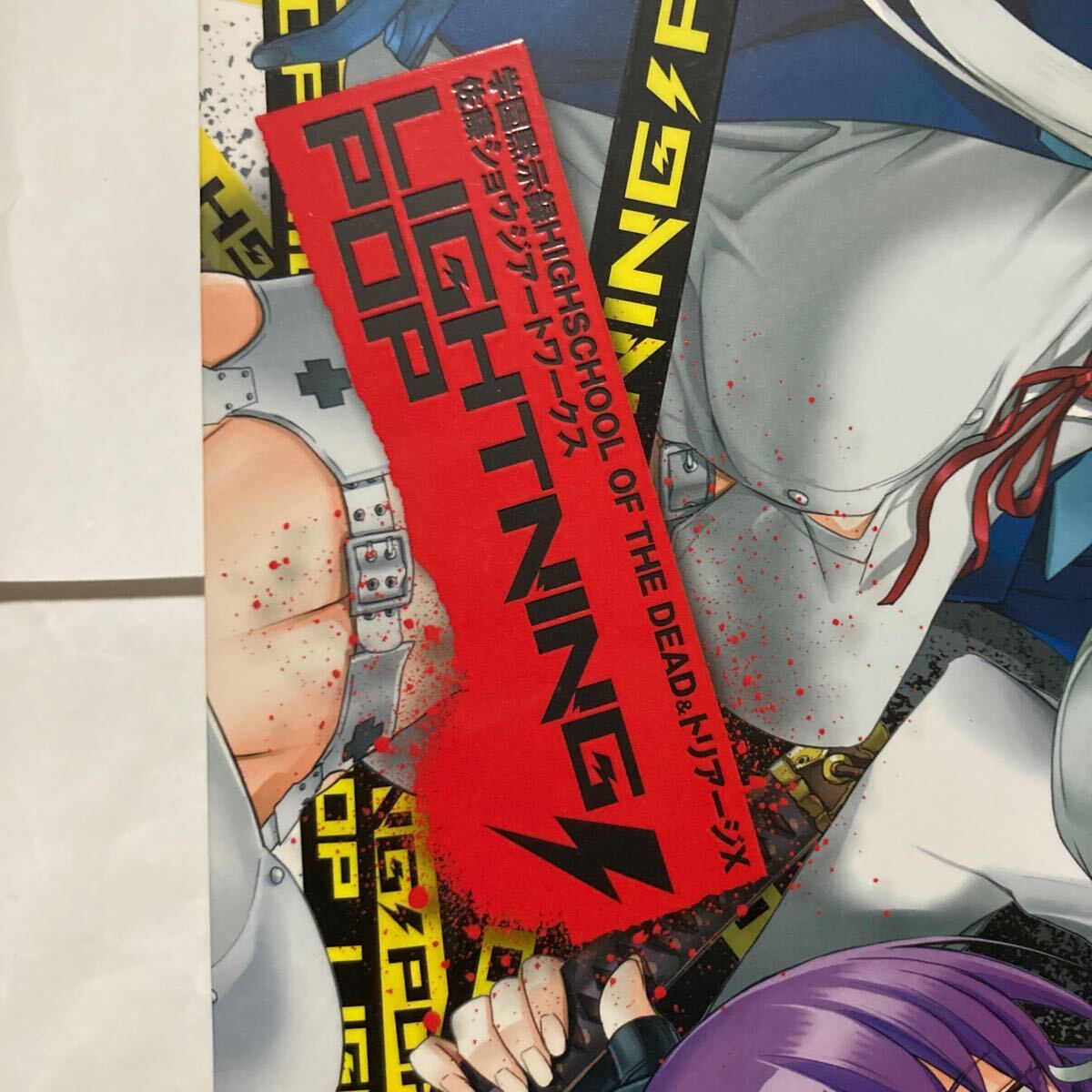 送料無料 佐藤ショウジアートワークス 学園黙示録HIGHSCHOOL OF THE DEAD＆トリアージＸ LIGHTNING POP 初版 ハイスクールオブザデッド_画像2