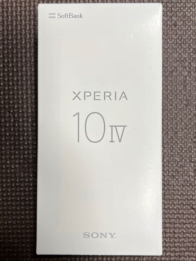 Sony XPERIA 10 Ⅳ ブラック：SoftBank