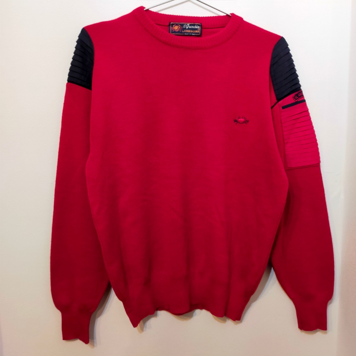 古着 il granchio ニットセーター ヴィンテージ 80s イタリア製 古着 il granchio ニットセーター ヴィンテージ 80s イタリア製