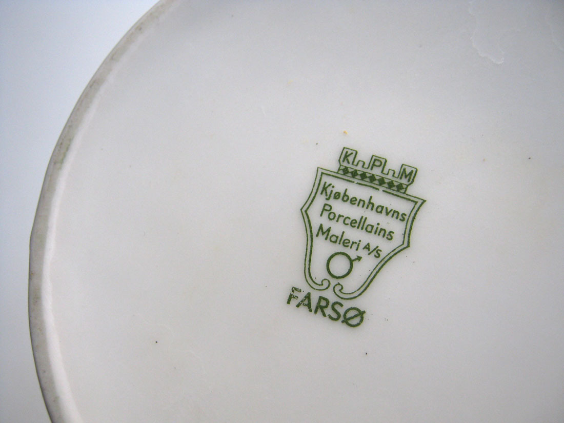 ★北欧雑貨　デンマーク　ビンテージ　Kjobenhavns Porcellains Maleri Farso コーヒーポット　大サイズ_画像9