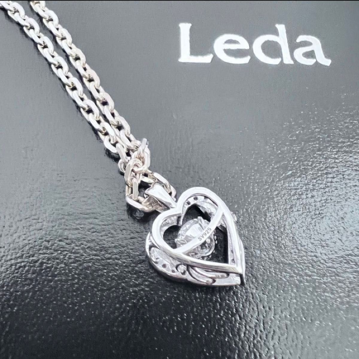 レダシルマ LEDA SILMA ゲルマニウム ダンシングストーン　ハート ネックレス   アクセサリー silver925