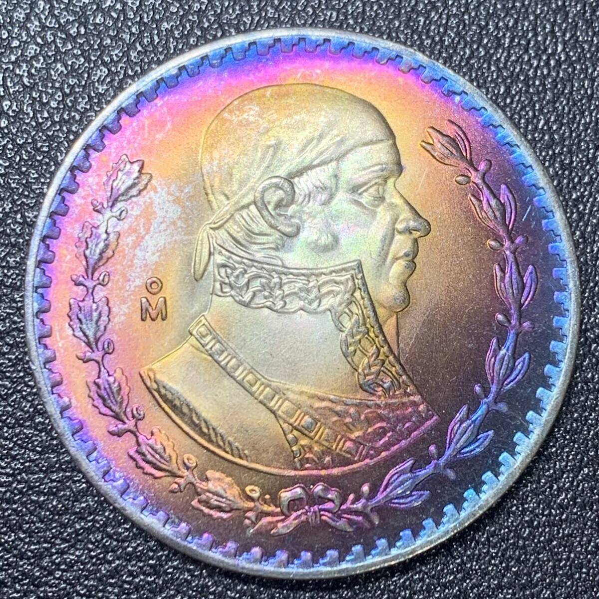 銀貨 古銭 メキシコ 1958年 ホセ・モレロス メキシコ独立戦争 記念幣 コイン 硬貨 貿易銀の画像1