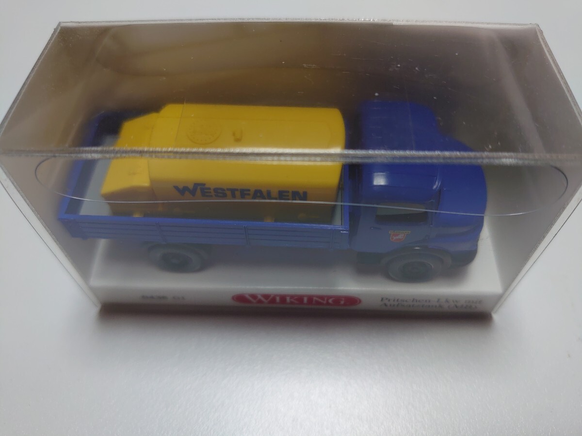 【未開封/美品】WIKING Pritschen-Lkw mit Aufsatztank/1/87スケール_画像2