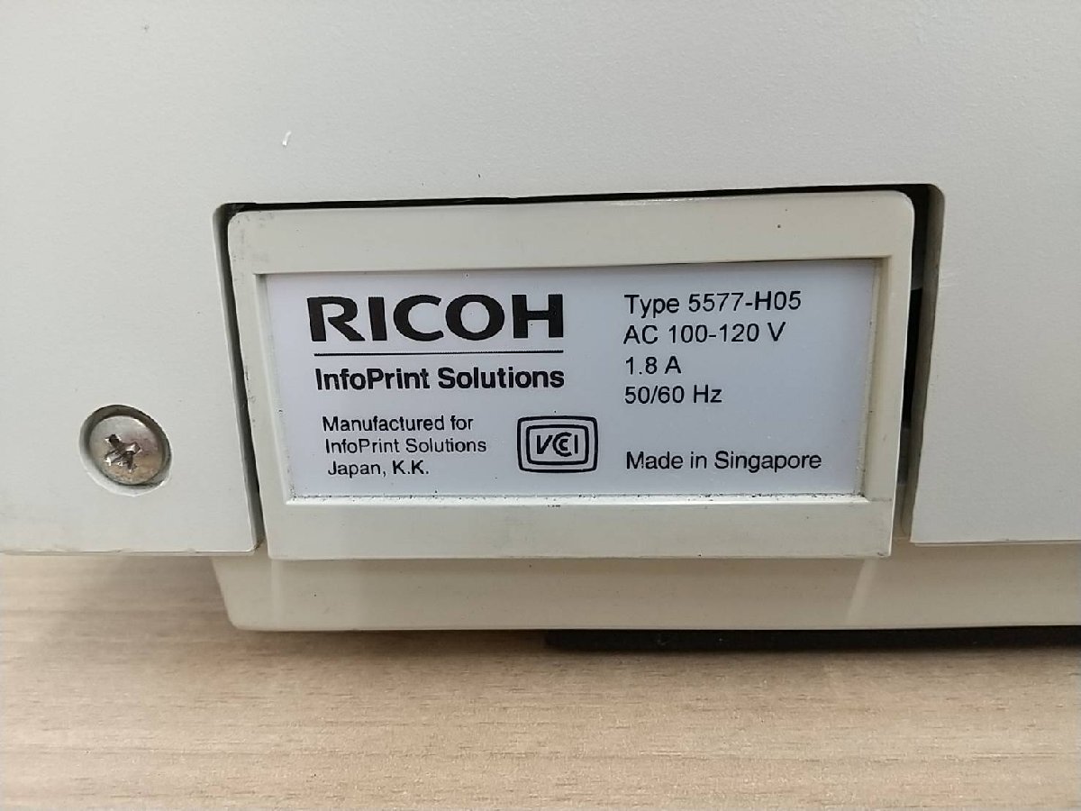 RICOHドットプリンター　5577H05　清掃/整備済み、動作確認品　　_画像7