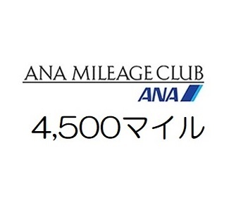 全日空ANA4,500マイル 希望の口座へ加算の画像1