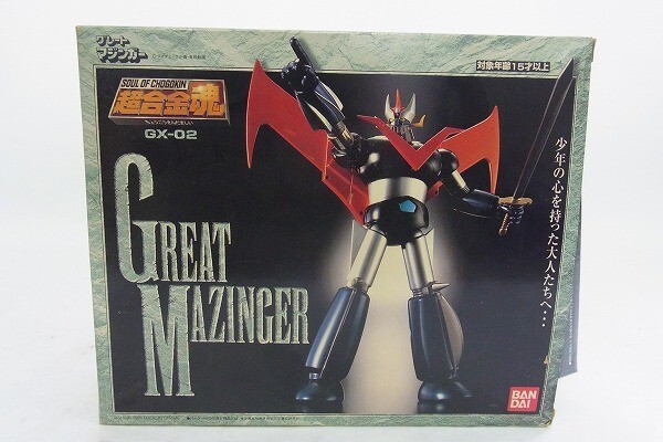 C284-S24-2759 BANDAI バンダイ 超合金魂 GX-02 グレートマジンガー フィギュア 現状品⑧_画像1