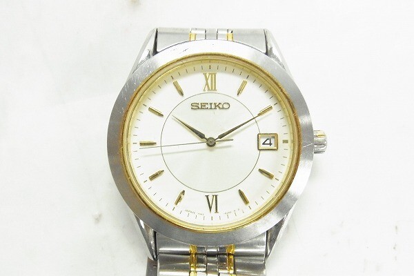 D543-Y25-2401 ◎ SEIKO セイコー 7N42-9100 メンズ クオーツ 腕時計 現状品①◎_画像1