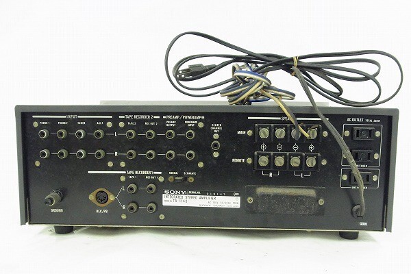 E231-Y32-985 SONY ソニー TA-1140 プリメインアンプ INTEGRATED AMPLIFIER 現状品①＠(0)_画像5