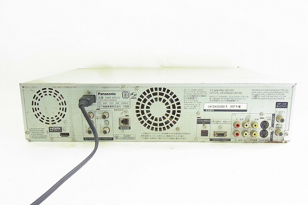 F056-Y2-6637 PANASONIC パナソニック DMR-XP21V DVDレコーダー 通電確認済み 現状品③＠_画像5