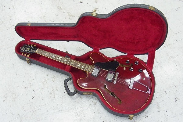 D024-S28-3805 Gibson ギブソン ES-335TD セミアコ セミアコースティックギター 弦楽器 現状品⑧＠の画像1
