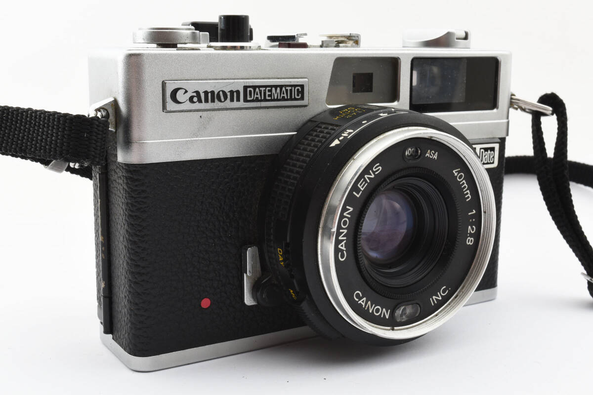 Canon DATEMATIC フィルムカメラ ボディ 40mm 1:2.8 動作未確認 デートマチック_画像4