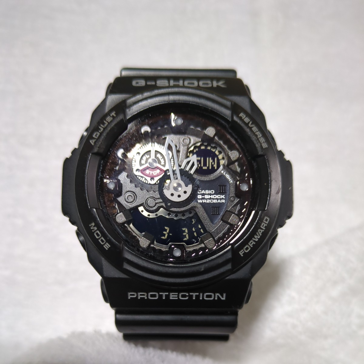 カシオ CASIO Gショック G-SHOCK 腕時計 稼働品 ブラック アナデジ GA300_画像1