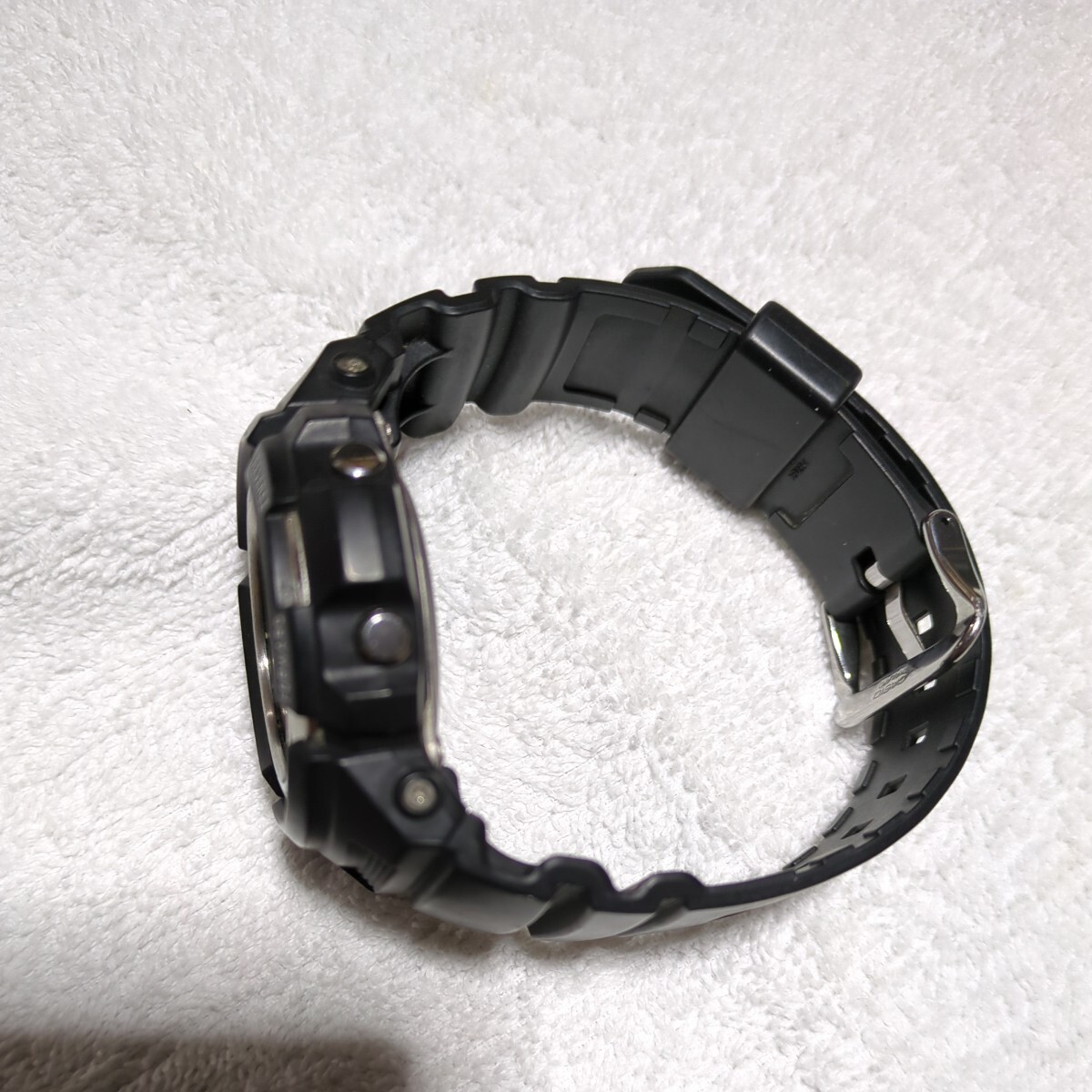 カシオ CASIO Gショック G-SHOCK 腕時計 ブラック アナログ アナデジ 稼働　AW590 デジタル_画像2