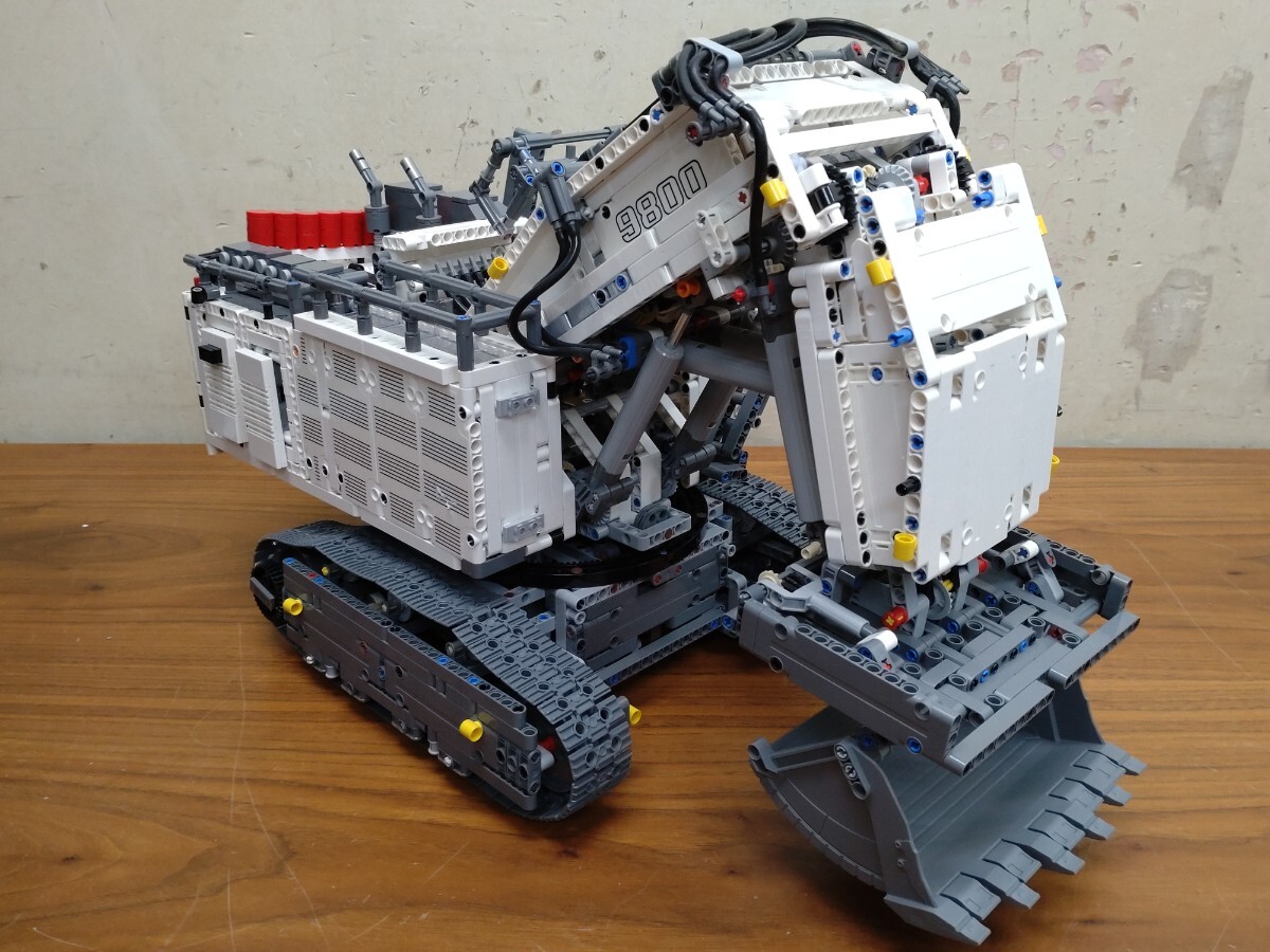 LEGO レゴテクニック LIEBHERR リープヘル R9800 ショベル スマホ操作 ラジコン 動作確認済み美品_画像9