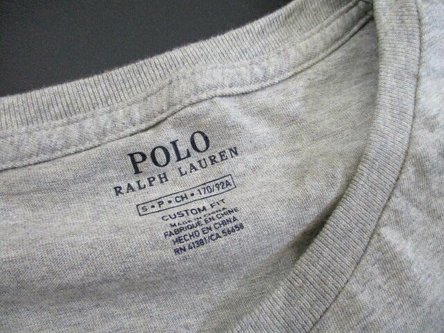 定価13200円■ 新品 未使用 即決　安い！　ポロ ラルフローレン　胸ポケット　Tシャツ　グレー　半袖　POLO RalphLauren　国内正規品_画像5