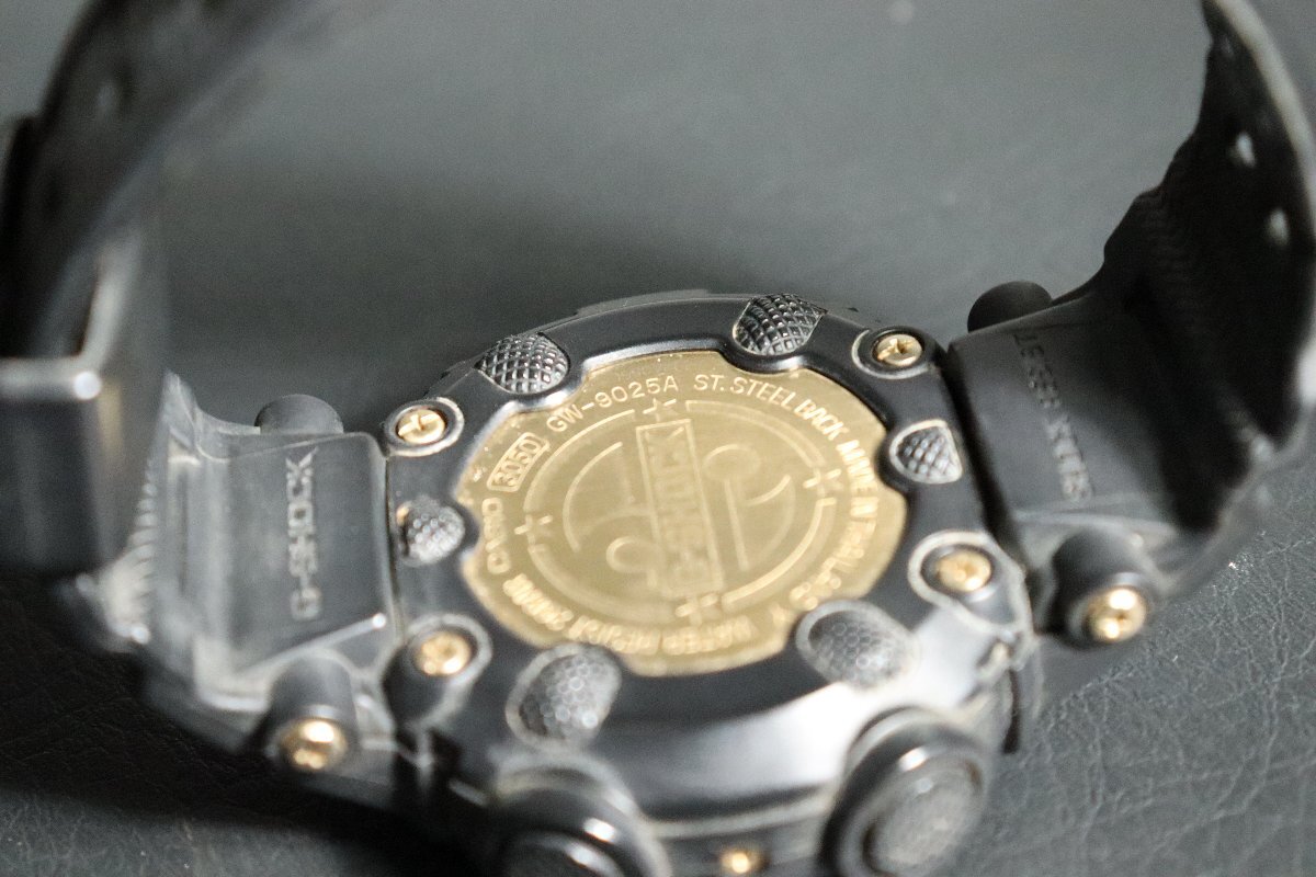 ■美品■ CASIO カシオ G-SHOCK MUDMAN マッドマン GW-9025A 25周年記念 マルチバンド５ 電波ソーラー 防泥防塵構造 防水 腕時計の画像8