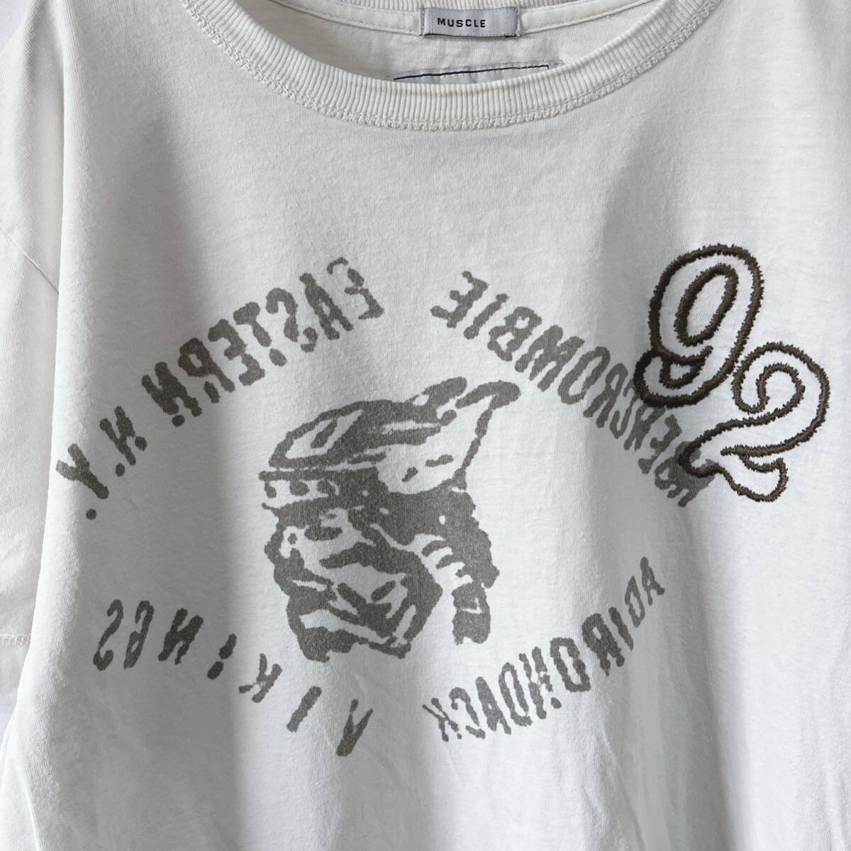 Abercrombie & Fitch アバクロ　半袖Tシャツ グッドデザインプリント　サイズM_画像3