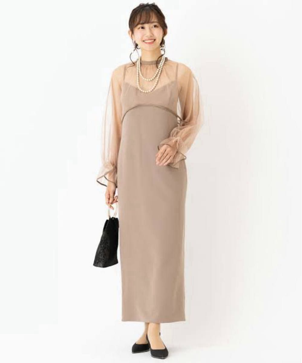 AMERI アメリ　 MANY WAY AIRY VEIL DRESS