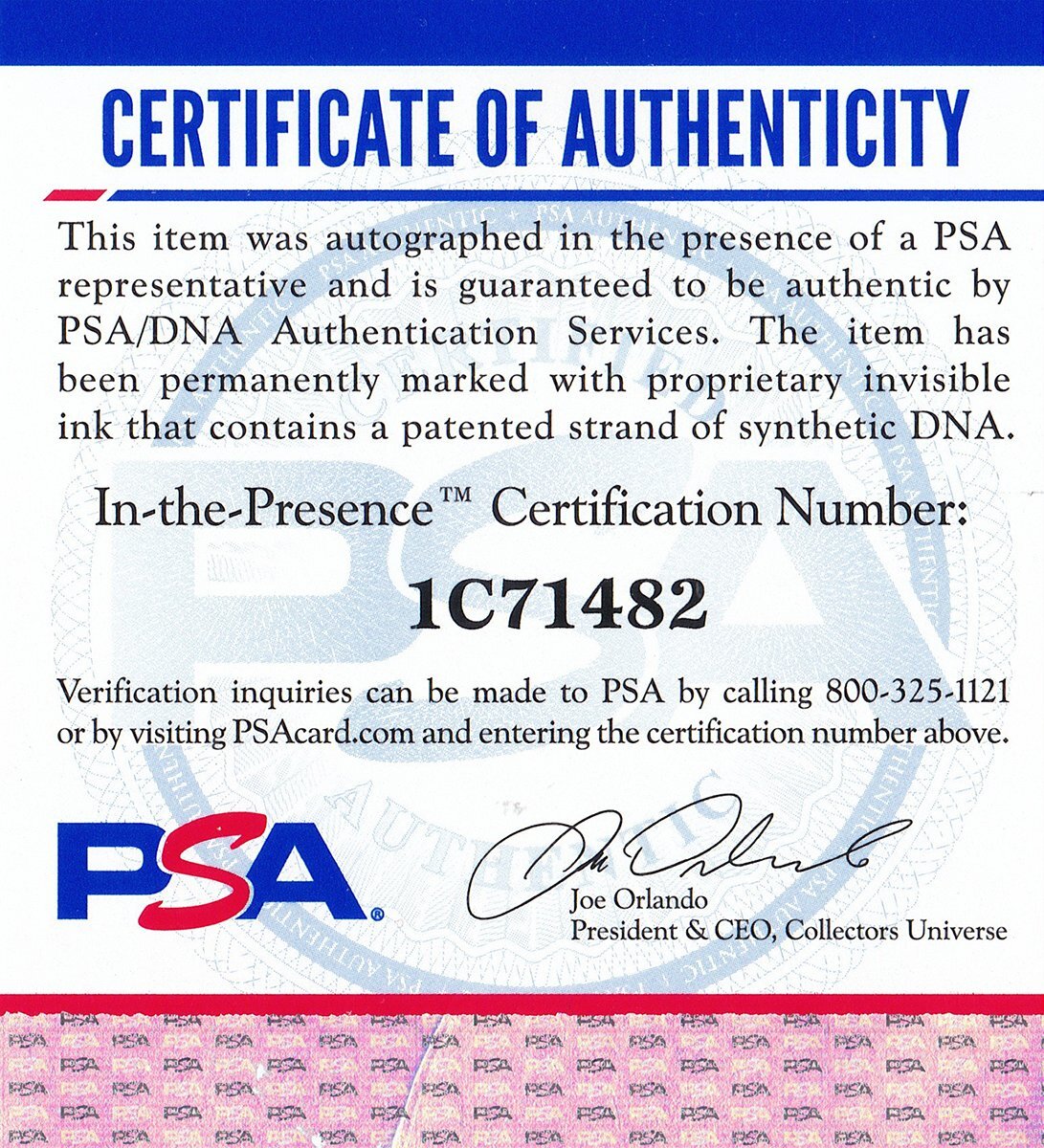 [CS]a Len * Aiba -son with autograph NBA basketball PSADNA company site visually certificate si-do Star z certificate attaching NBA dono .