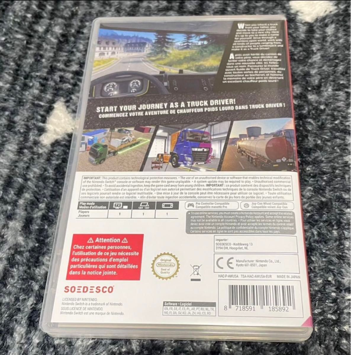 Nintendo Switchソフト　TRUCK DRIVER 中古品