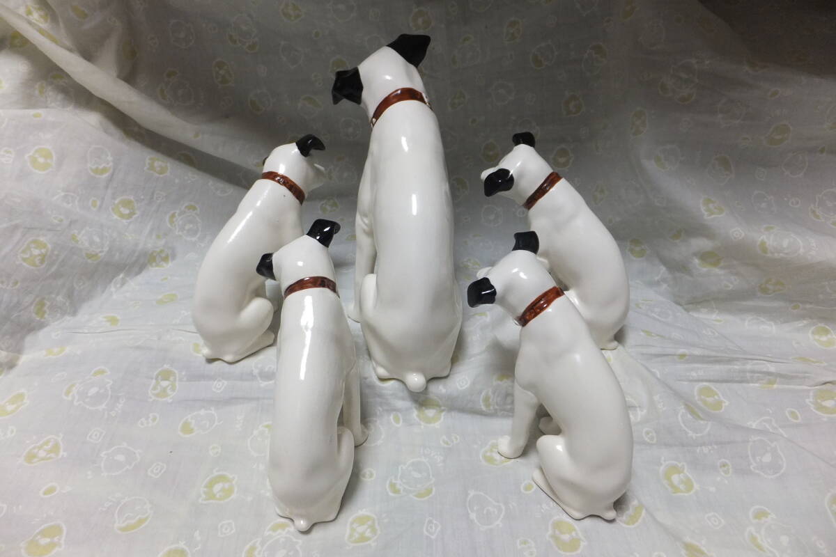 ビクター犬　セット　陶器製 　置物_画像4