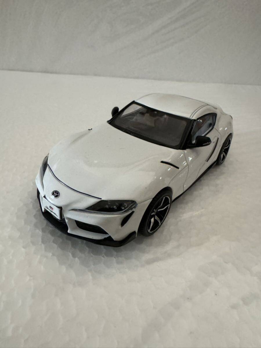 1/30 トヨタ 新型スープラ GRスープラ　Supra 非売品 カラーサンプル ミニカー ホワイトメタリック_画像1