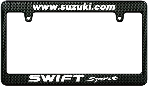 【新品・即決】カーボン調 ナンバーフレーム SUZUKI スズキ SWIFT SPORT スイフトスポーツ 汎用_画像1