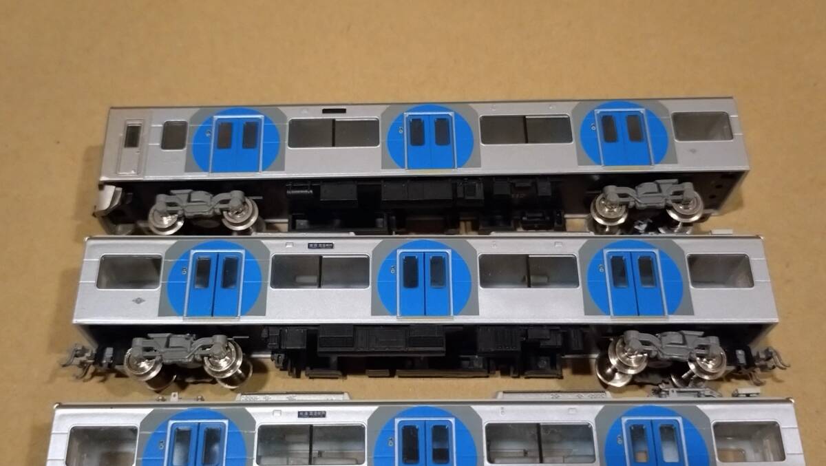 【中古】トミーテック 鉄道コレクション阪神電車5700系4両セット 動力化+色差しの画像3