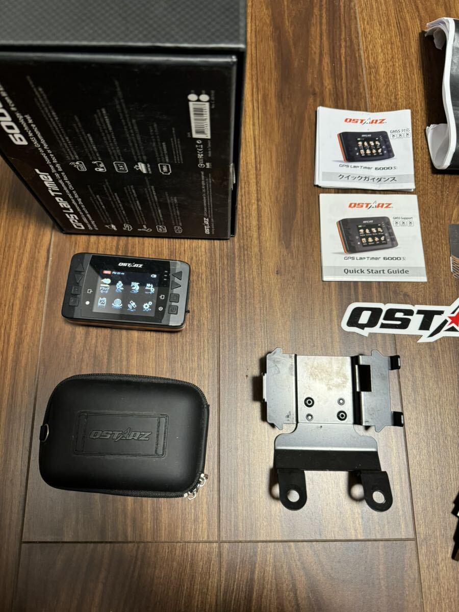 100円スタート/QSTARZ LT-Q6000S GPS ラップタイマー サーキット ロガー キュースターズ/ステー付きの画像2