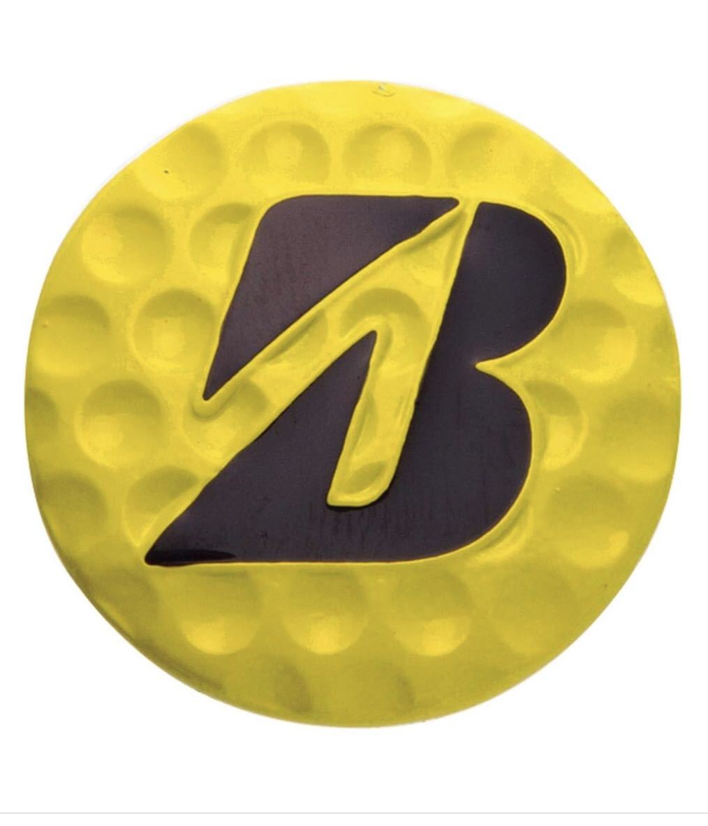 ブリヂストンゴルフ キャップマーカー GAG503 BRIDGESTONE GOLF　イエロー_画像2