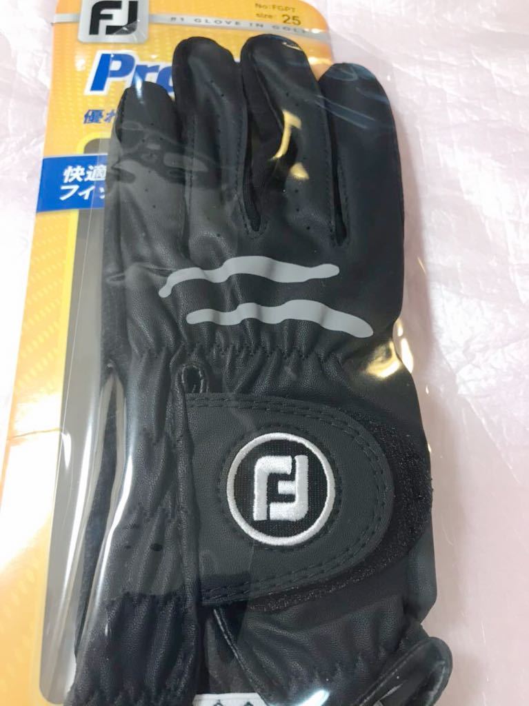  foot Joy Japan regular goods Practex( pra k Tec s) Golf glove ( left hand for ) black 