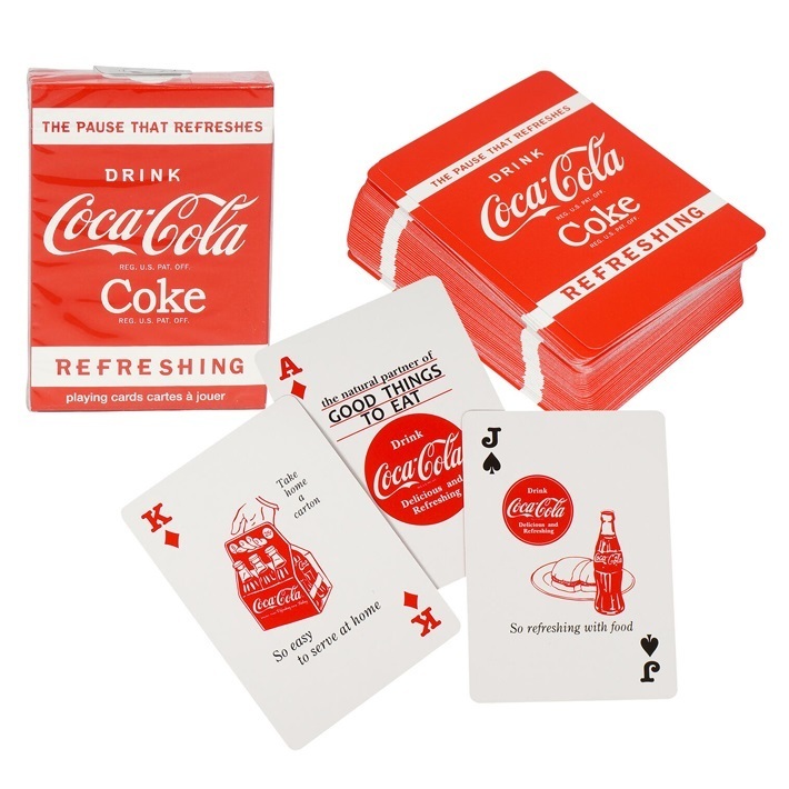 コカコーラ トランプ Coca-Cola PLAYING CARDS BICYCLE バイスクル コーラ デザイン 遊び ゲーム アメ雑 おしゃれ 手品 マジックの画像3