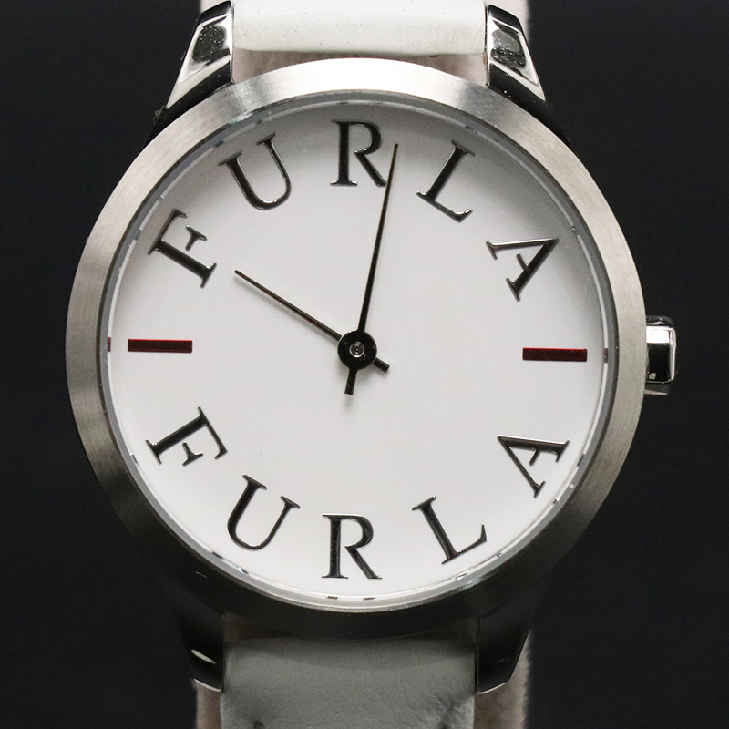 ★【中古】 FURLA フルラ 4251124501 LIKE LOGO クオーツ時計 ★ 稼働品 ★_画像1