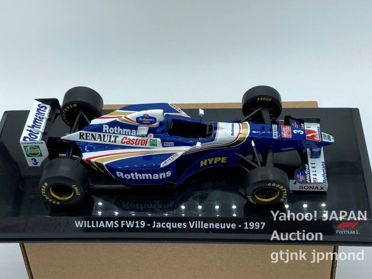 Premium Collectibles 1/24 ウィリアムズ FW19 #3 J.ヴィルヌーブ Rothmans加工 1997 World Champion ビッグスケール F1 コレクション_画像2