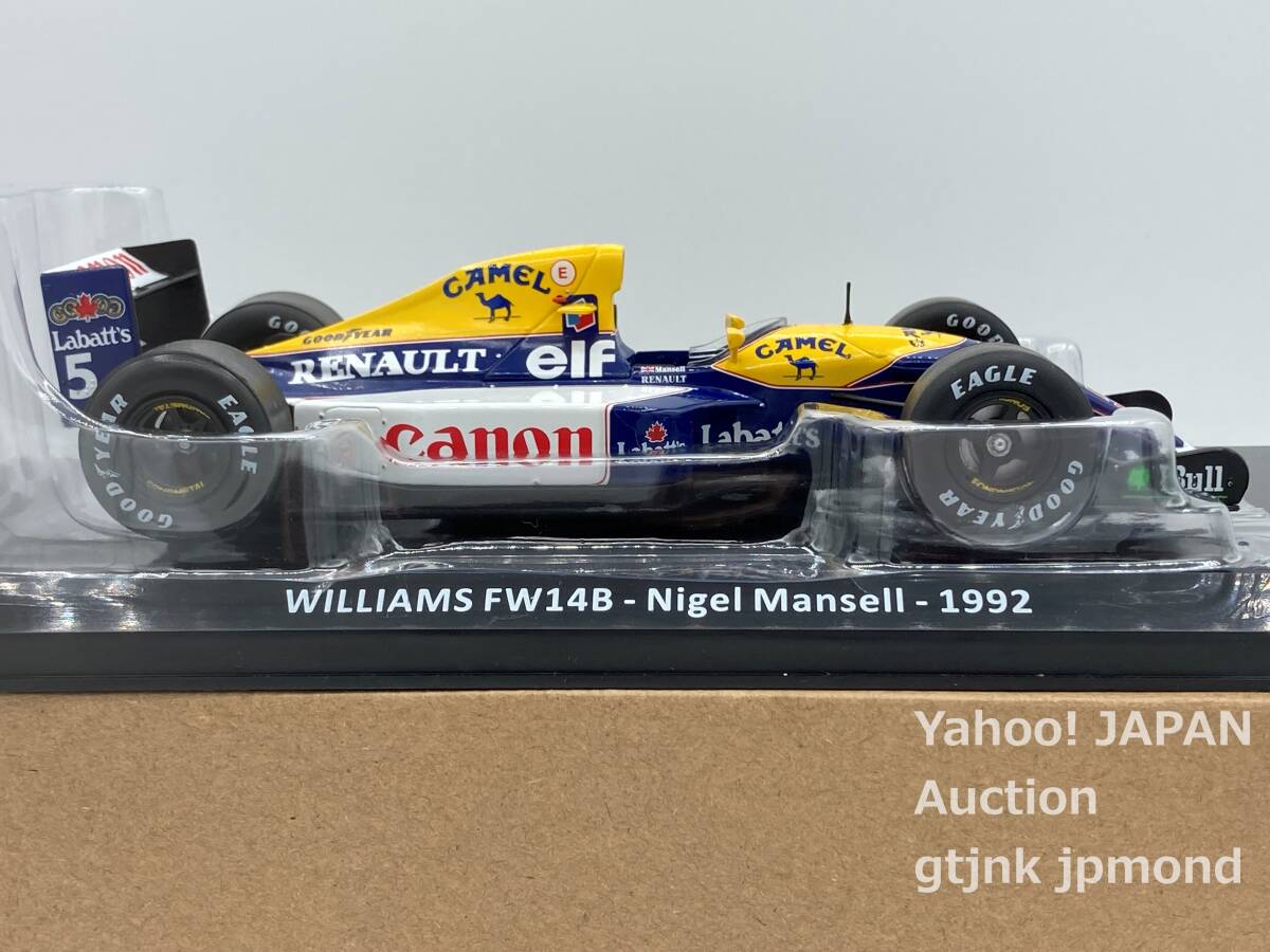 PremiumCollectibles 1/24 ウィリアムズ FW14B #5 N.マンセル CAMEL加工 1992 World Champion ビッグスケール F1 コレクション_画像6