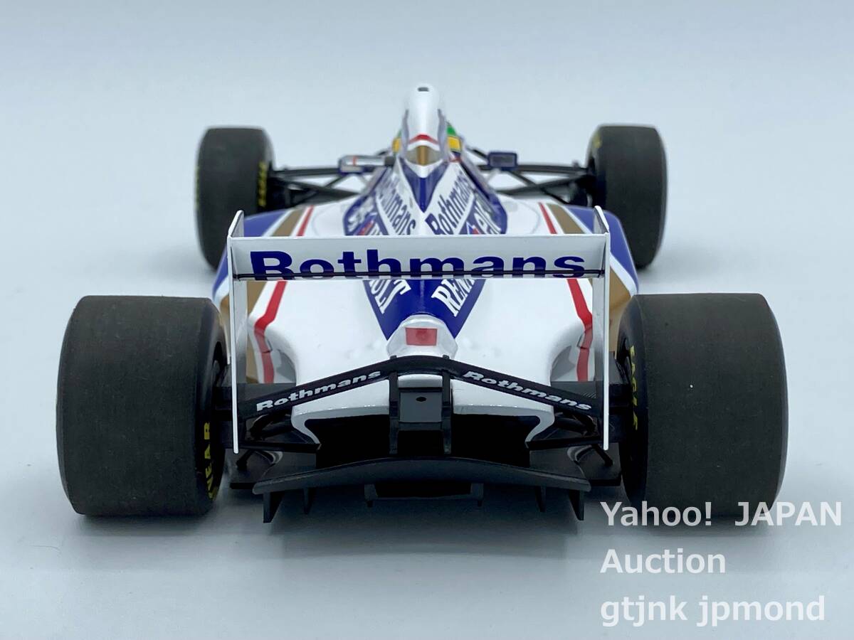 Minichamps 1/18 ウィリアムズ FW16 #2 A.セナ Rothmansデカール加工品 ミニチャンプス サンマリノGP 1994 AYRTON SENNA パッケージの画像3