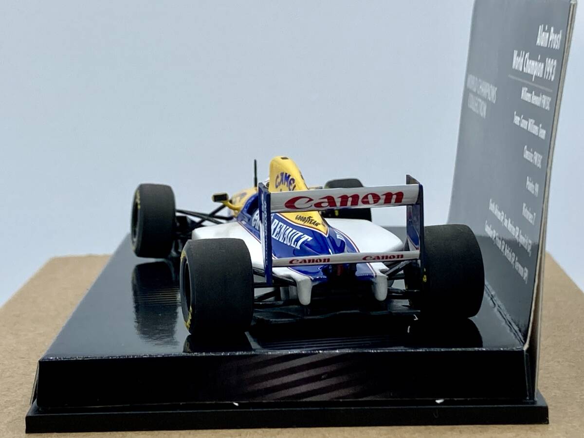 Minichamps 1/43 ウィリアムズ FW15C #2 A.プロスト CAMELデカール加工品 ミニチャンプス WORLD CHAMPIONS COLLECTION FINSH LINE EDITIONの画像5