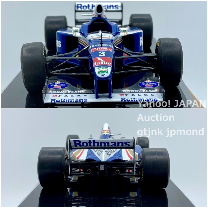 Premium Collectibles 1/24 ウィリアムズ FW19 #3 J.ヴィルヌーブ Rothmans加工 1997 World Champion ビッグスケール F1 コレクションの画像4